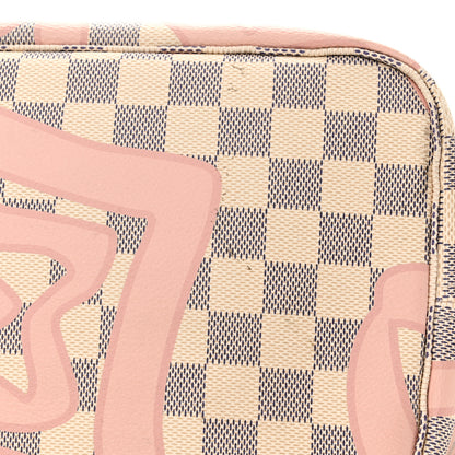 Louis Vuitton Damier Azur Tahitienne Neverfull MM 22 of 23