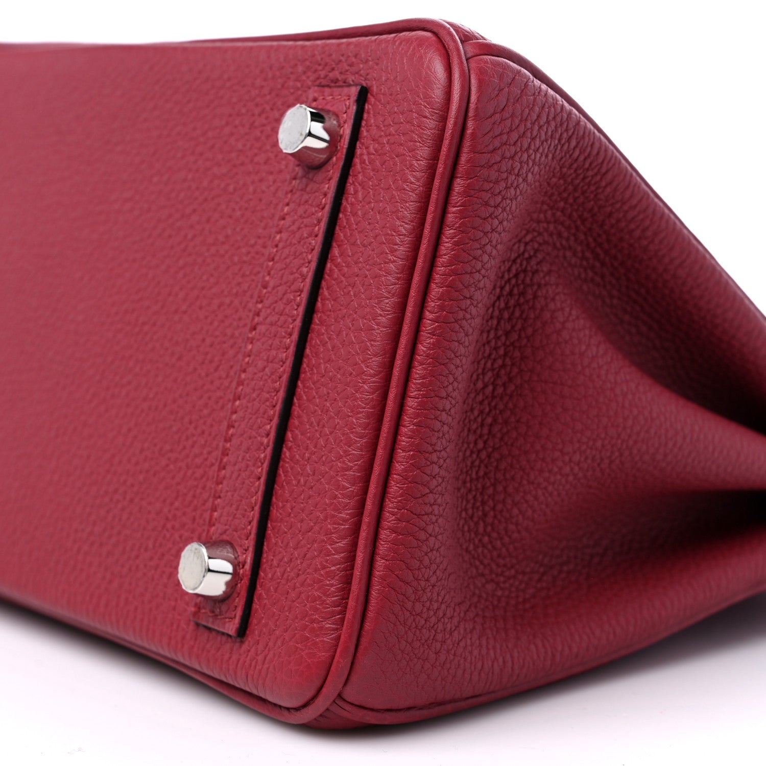 Hermes Togo Birkin 25 Rouge Grenat 9 of 10