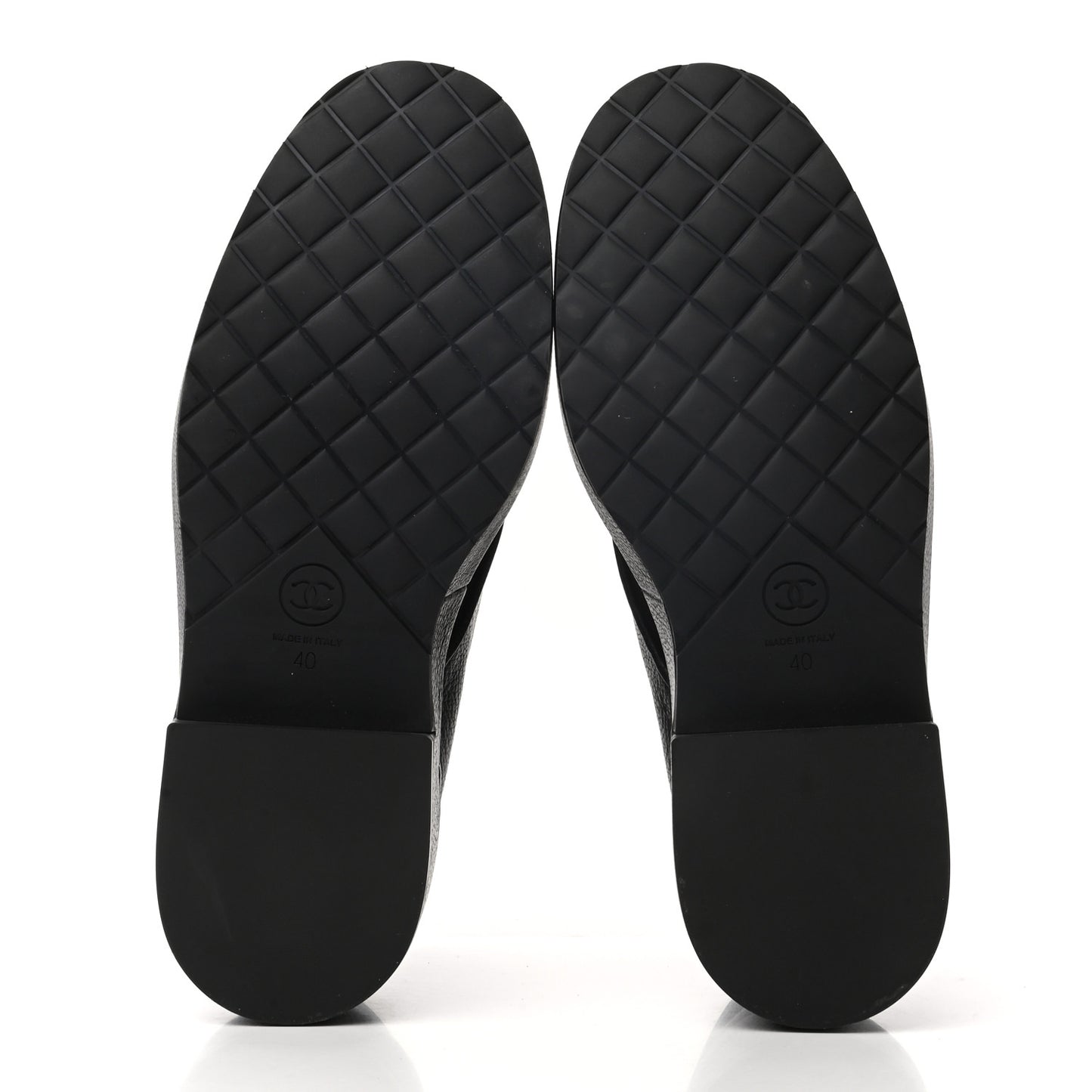 Goatskin Pearl Lace Up CC Short Boots 40 Black