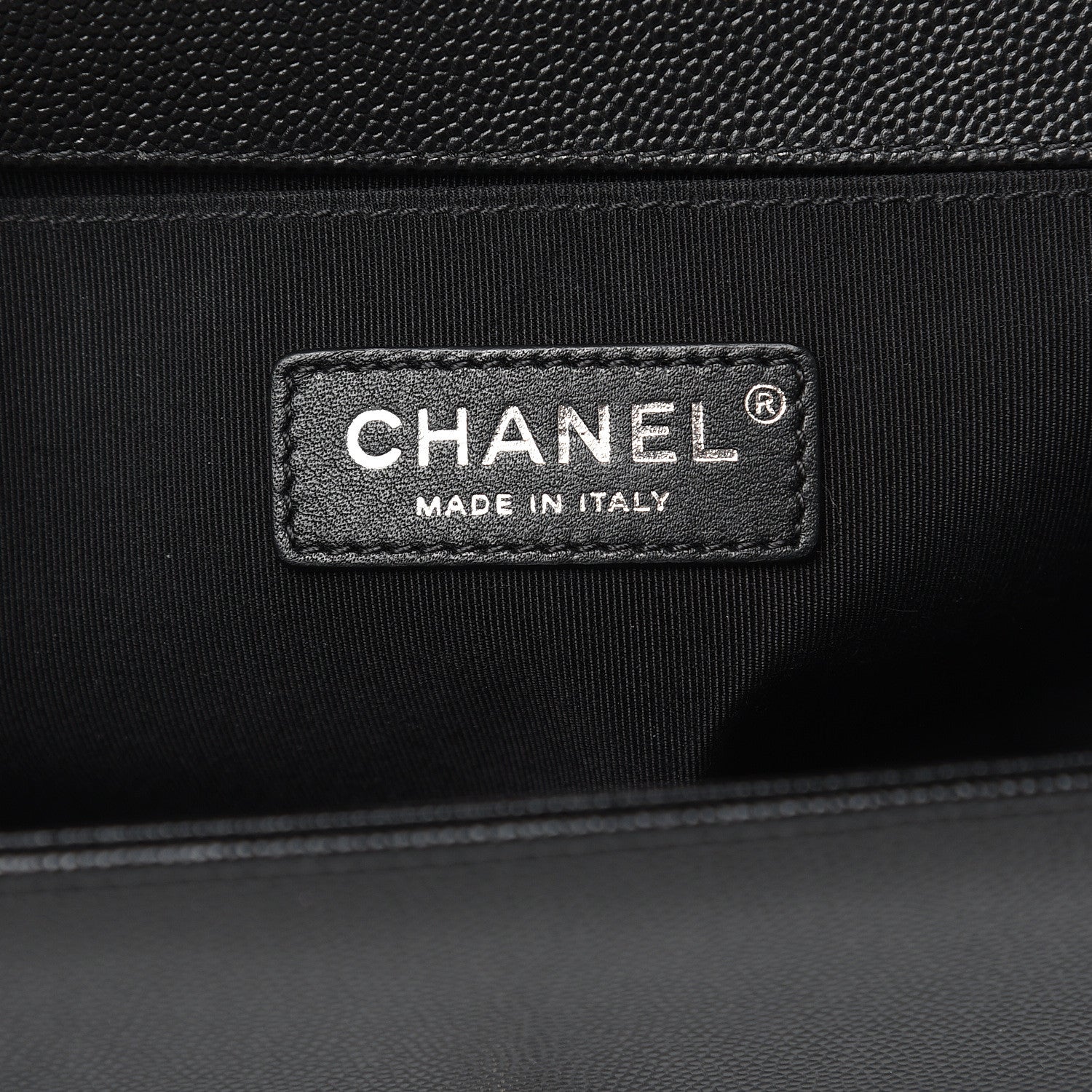 Chanel Caviar Quilted Medium Boy Flap Black 6 of 10
