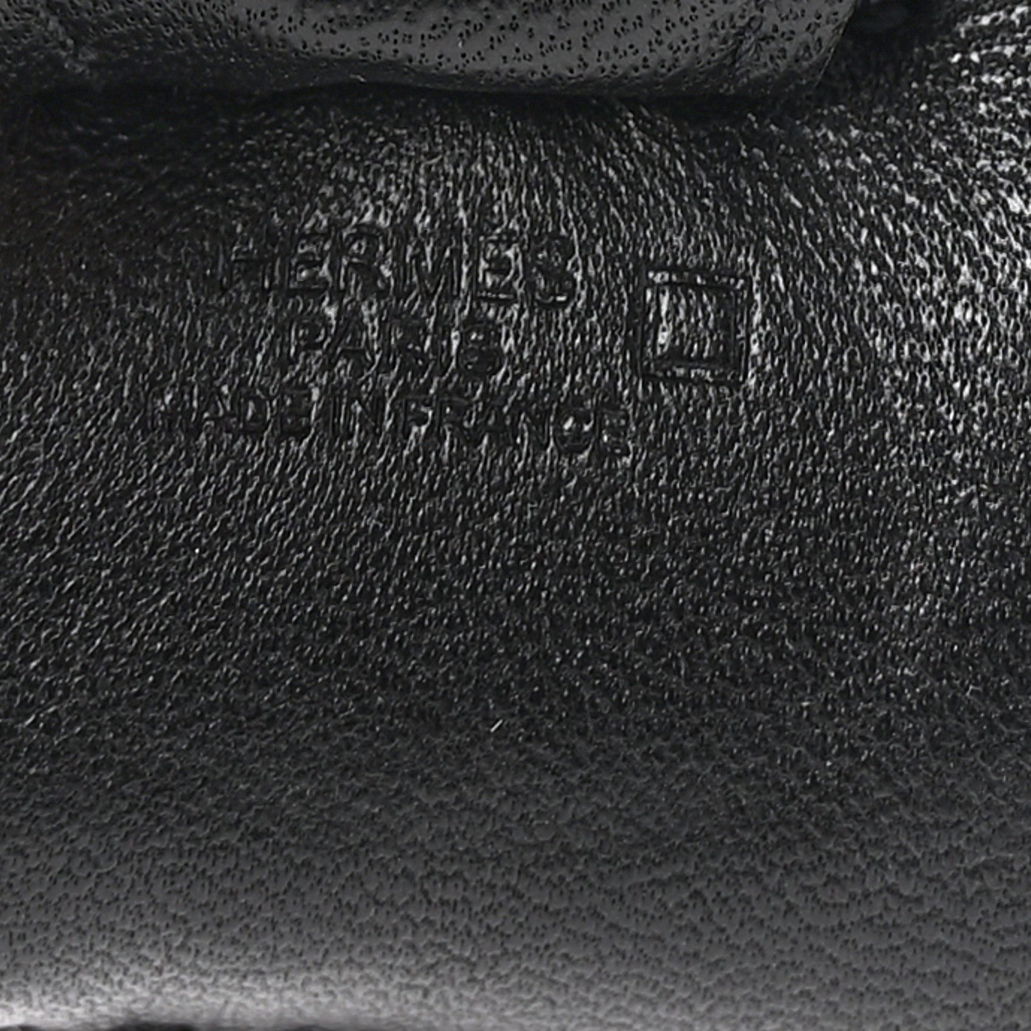 Hermes Milo Lambskin Matte Alligator Touch Grigri Rodeo Horse Bag Charm PM So Black 3 of 4