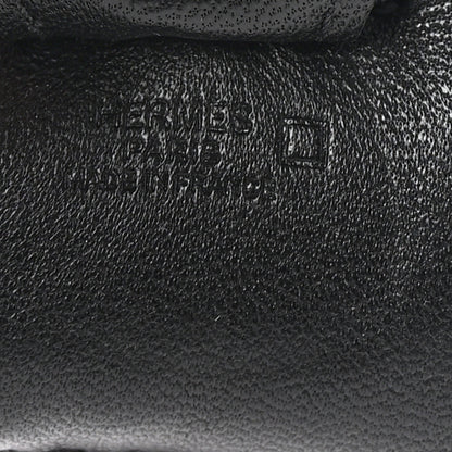 Hermes Milo Lambskin Matte Alligator Touch Grigri Rodeo Horse Bag Charm PM So Black 3 of 4