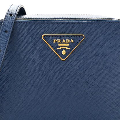 Prada Saffiano Camera Crossbody Bag Bleuette 7 of 9