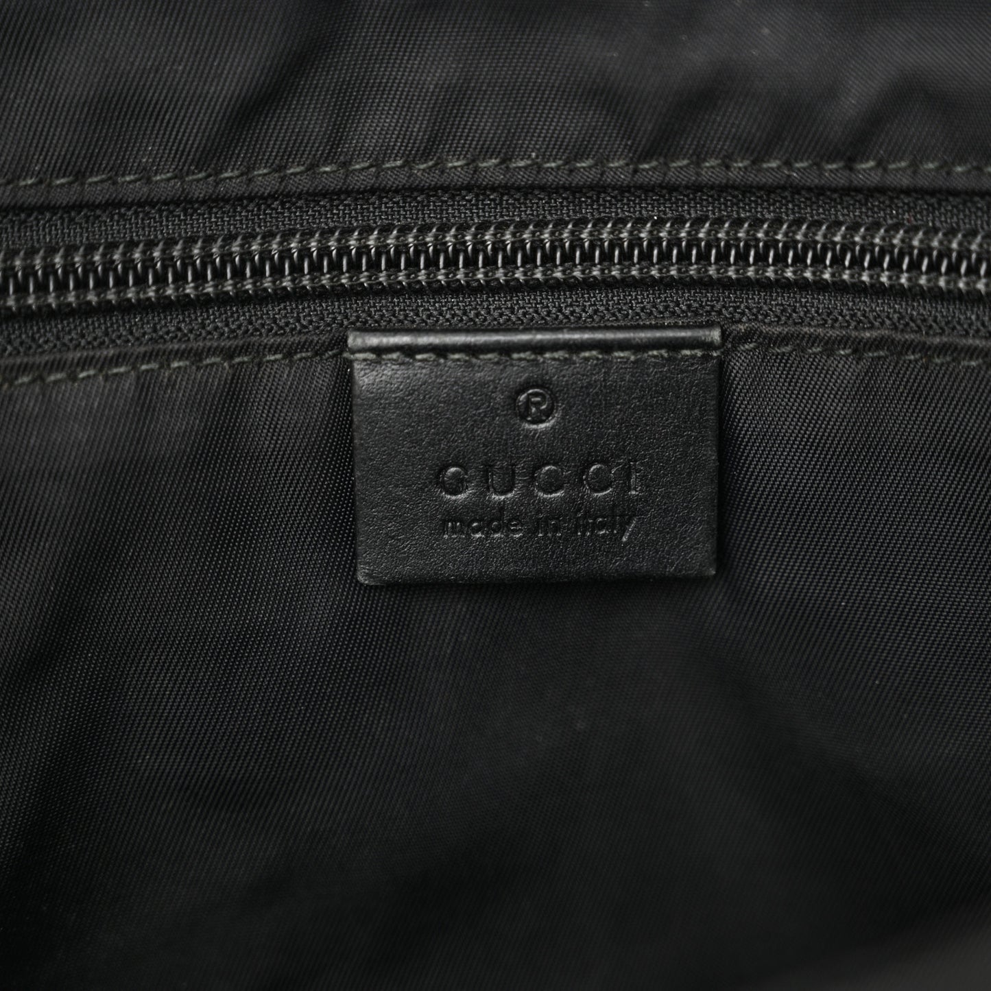 Techno Canvas Web Large Flap Messenger Bag Black