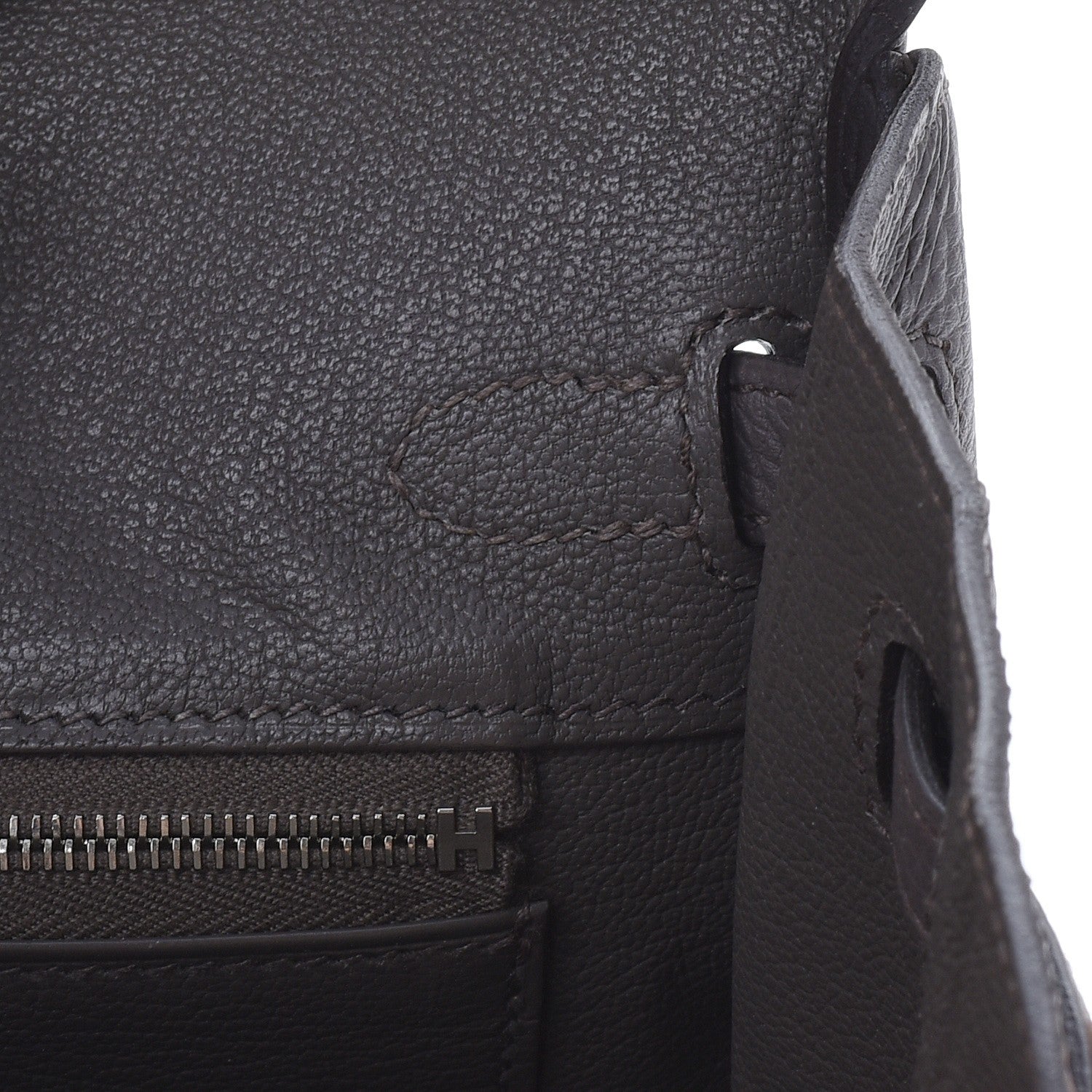 Hermes Togo Birkin 25 Etain 21 of 37