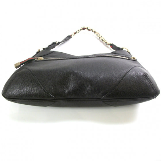 Gucci Leather Capri Shoulder Bag Black 4 of 10