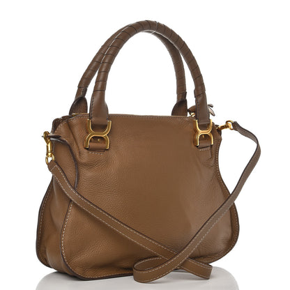 Chloe Calfskin Medium Marcie Satchel Barbour Khaki 4 of 12