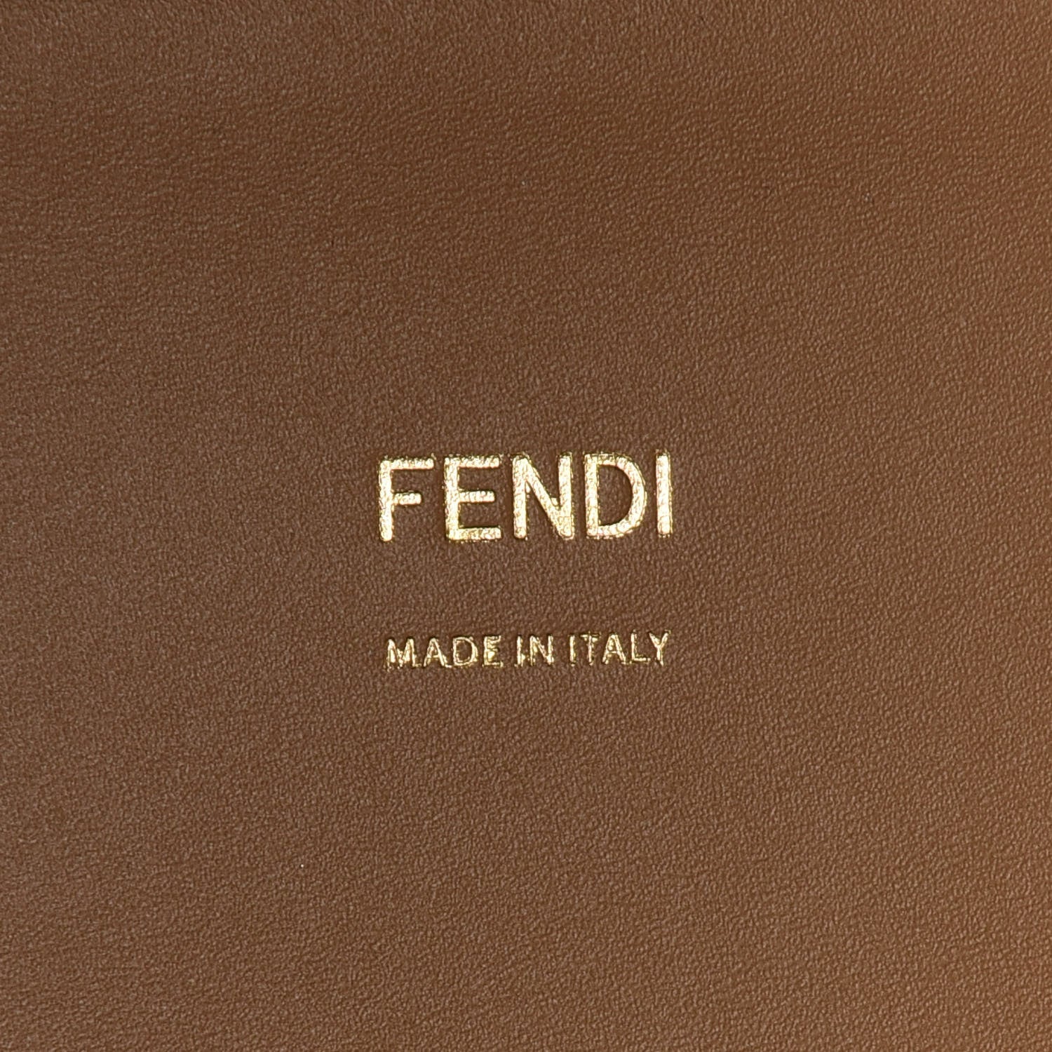 Fendi Vitello King Plexiglass Logo Embossed Medium Fendi Sunshine Shopper Tote Miele Scuro 6 of 8
