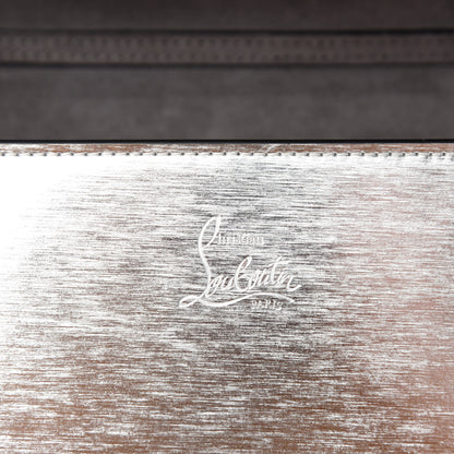 Christian Louboutin Metallic Calfskin Spikes Multimetal Paloma Clutch Silver 8 of 10