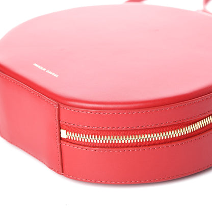 Mansur Gavriel Calfskin Circle Crossbody Bag Flamma 6 of 8