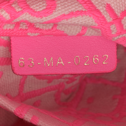 Christian Dior Wicker Oblique Medium Lady Dior Bag Fluorescent Pink 7 of 8