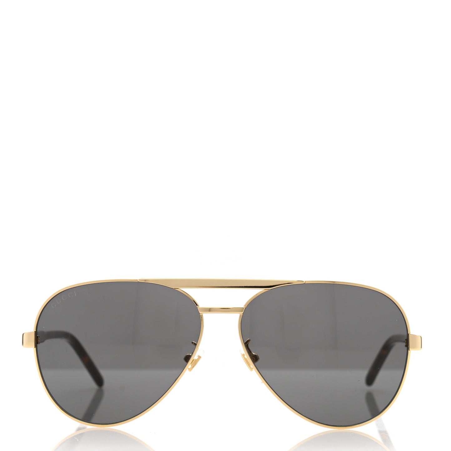 Acetate Aviator Sunglasses GG1163S Gold Tortoise
