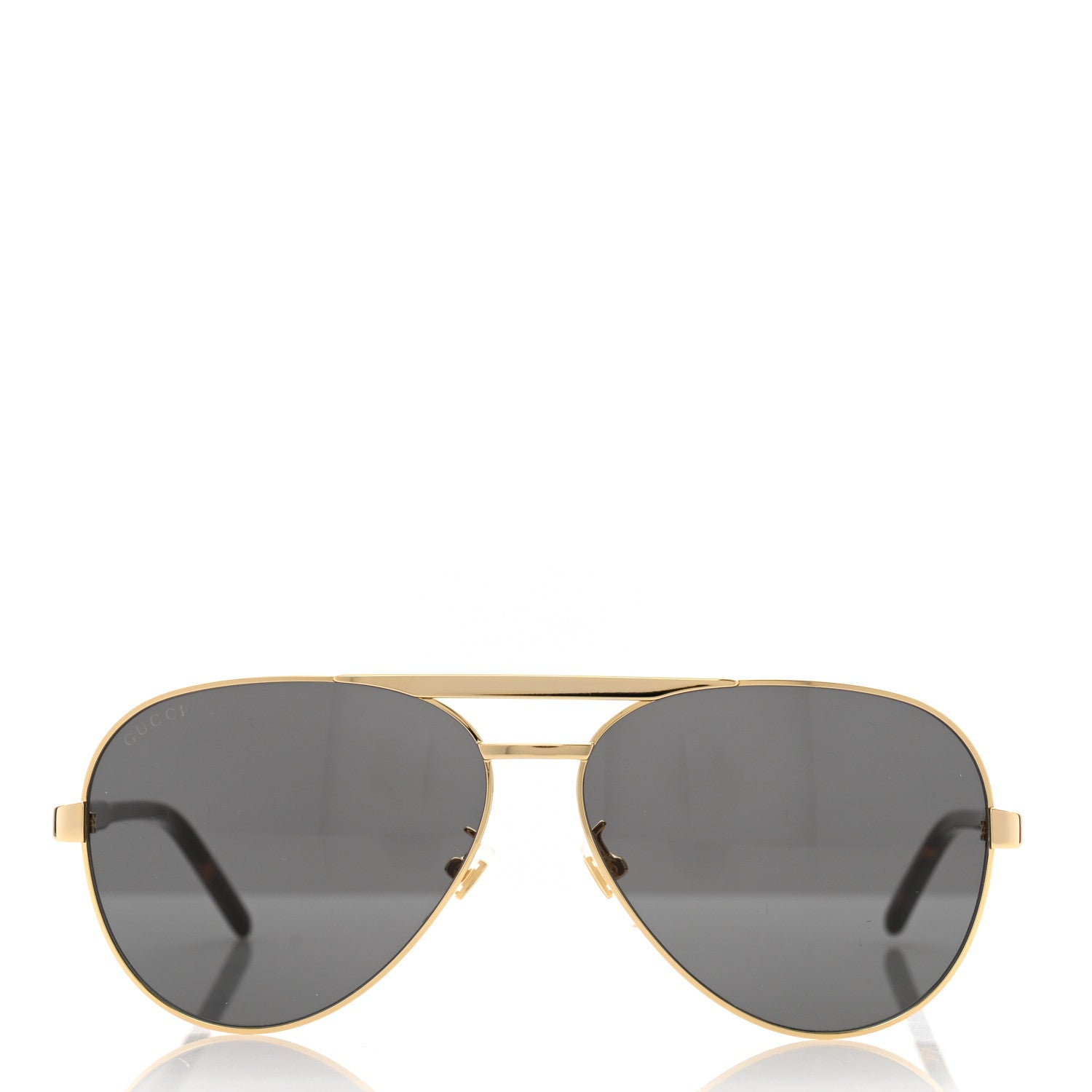 Gucci Acetate Aviator Sunglasses GG1163S Gold Tortoise 2 of 8