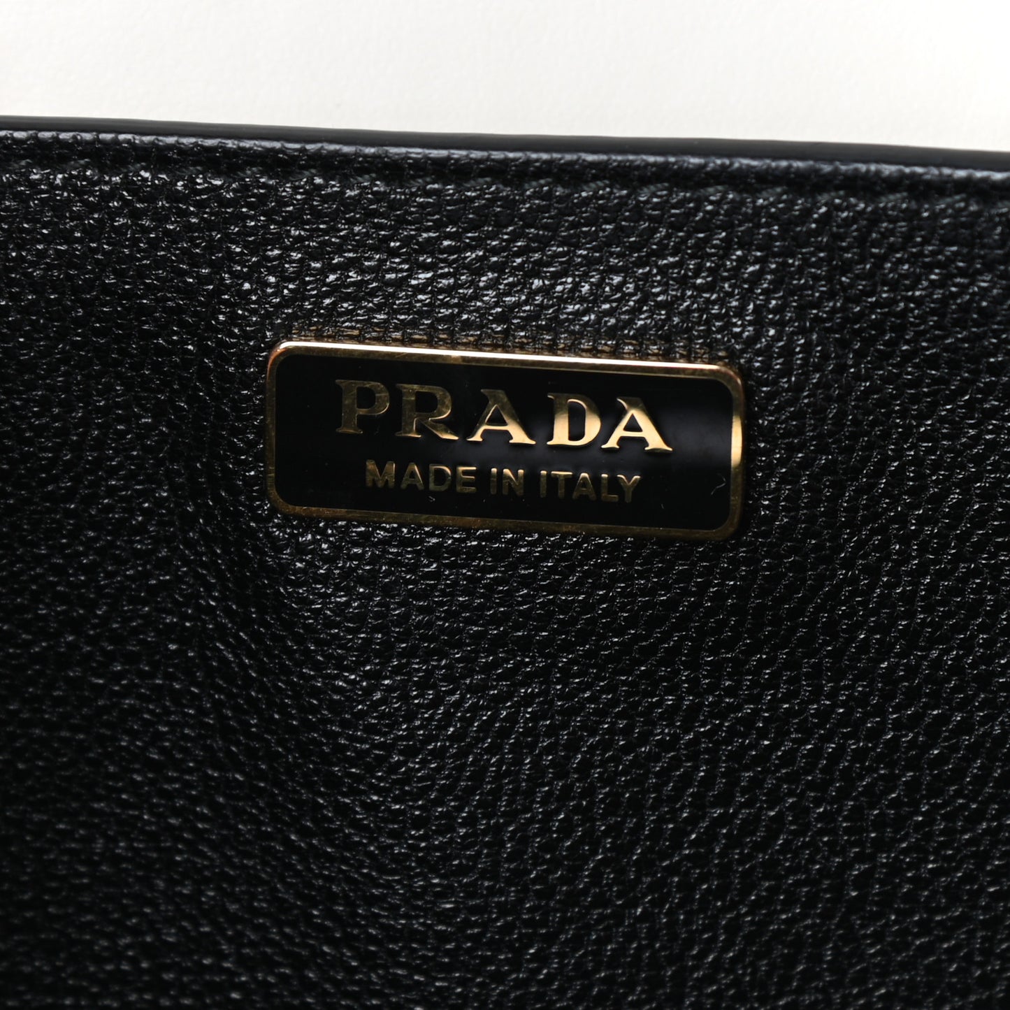 City Calf Saffiano Cahier Bag Talco Black
