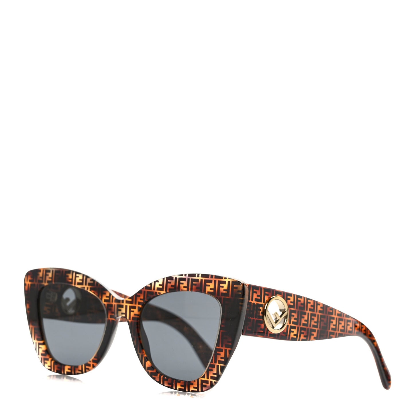 Acetate F is Fendi FF 51mm Cat Eye Sunglasses 0327/S Tortoise Camouflage