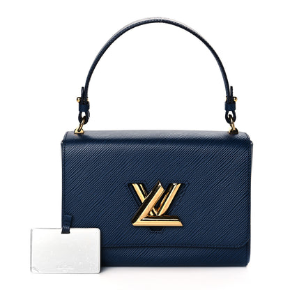 Louis Vuitton Epi Twist Shoulder Bag MM Indigo 1 of 10