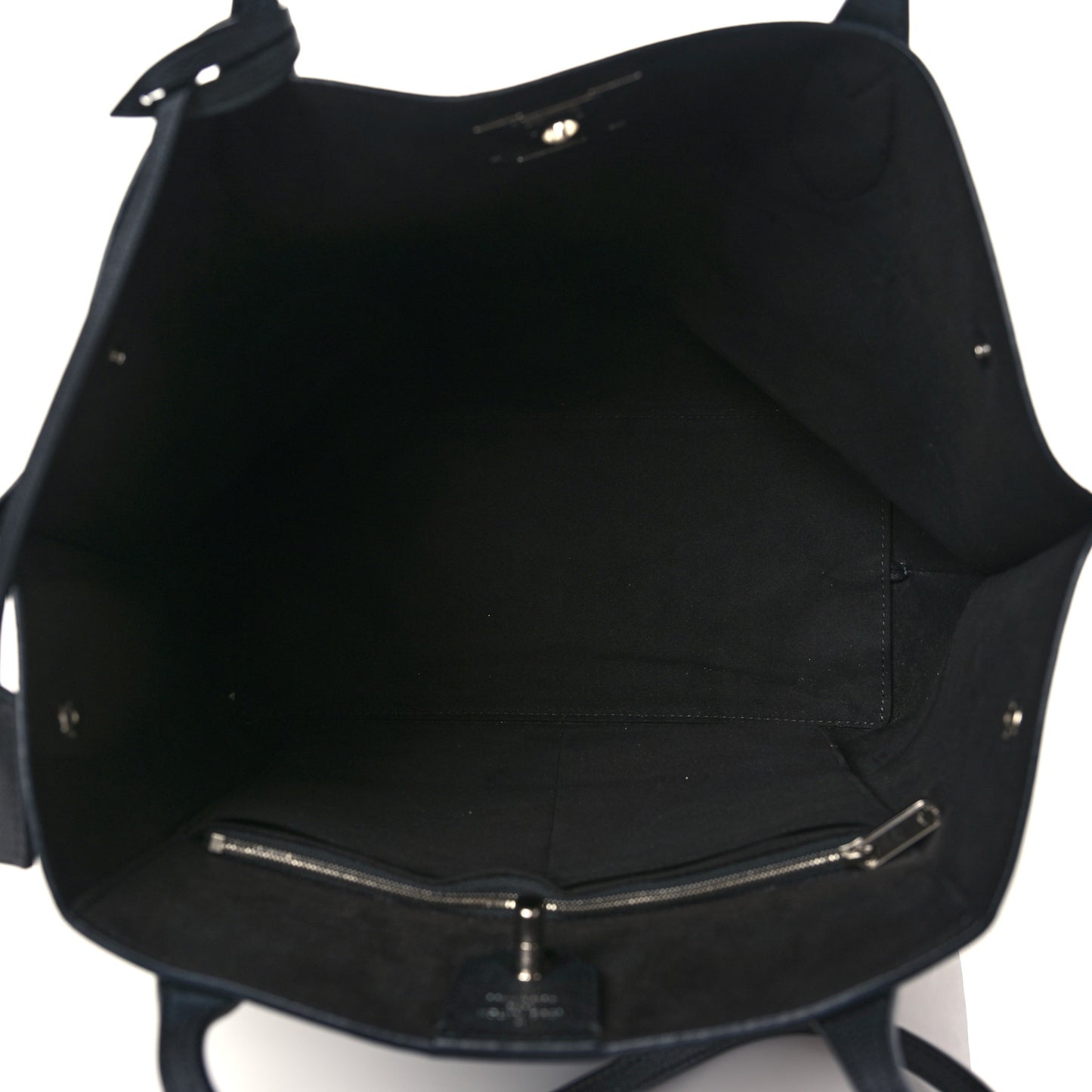 Calfskin Lockme Cabas Black