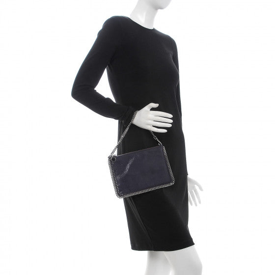 Stella McCartney Shaggy Deer Falabella Clutch Purple 2 of 8
