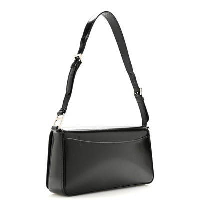 Prada Spazzolato Femme Flap Shoulder Bag Black 3 of 13
