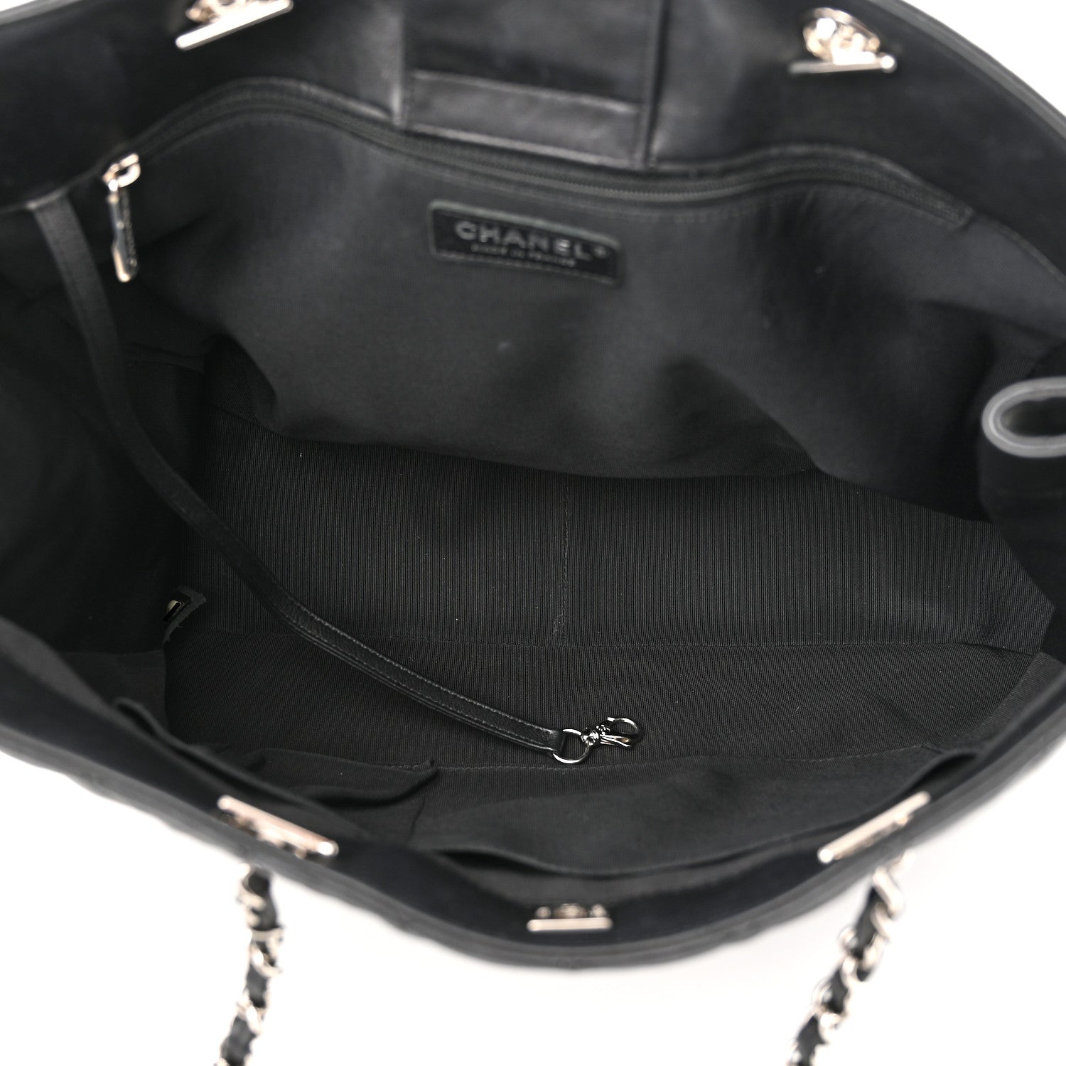 Chanel Calfskin Quilted Large Classic Shopping Tote Black 5 of 11