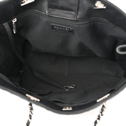 Chanel Calfskin Quilted Large Classic Shopping Tote Black 5 of 11