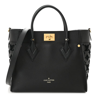 Louis Vuitton Calfskin Monogram Tufting On My Side Black 1 of 10