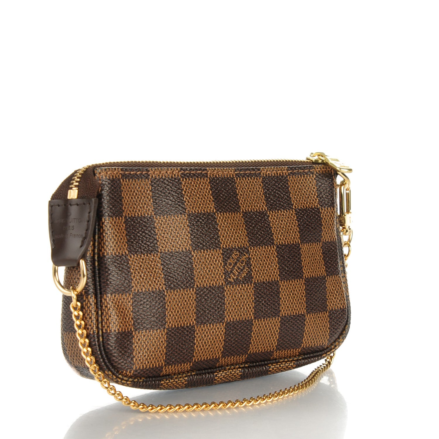Louis Vuitton Damier Ebene Complice Trunks and Bags Mini Pochette Accessories Red 3 of 7