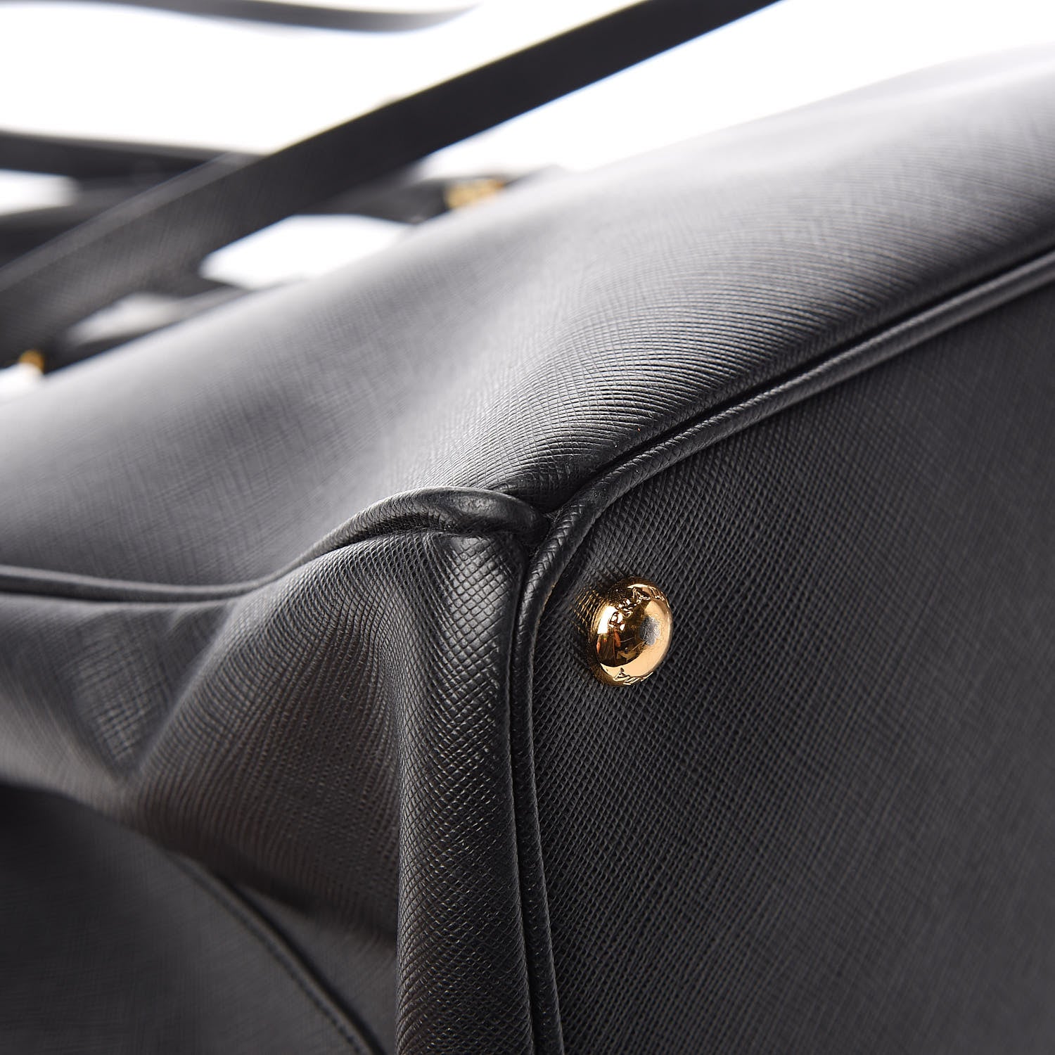 Prada Saffiano Large Galleria Double Zip Tote Black 12 of 16