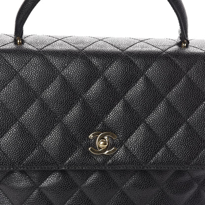 Chanel Caviar Quilted Jumbo Kelly Flap Black 8 of 10