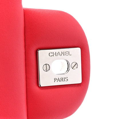Chanel Patent Calfskin Quilted Mini Rectangular Flap Coral 7 of 12