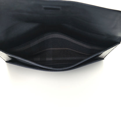 Burberry Grainy Calfskin Flap Pouch Black 5 of 10