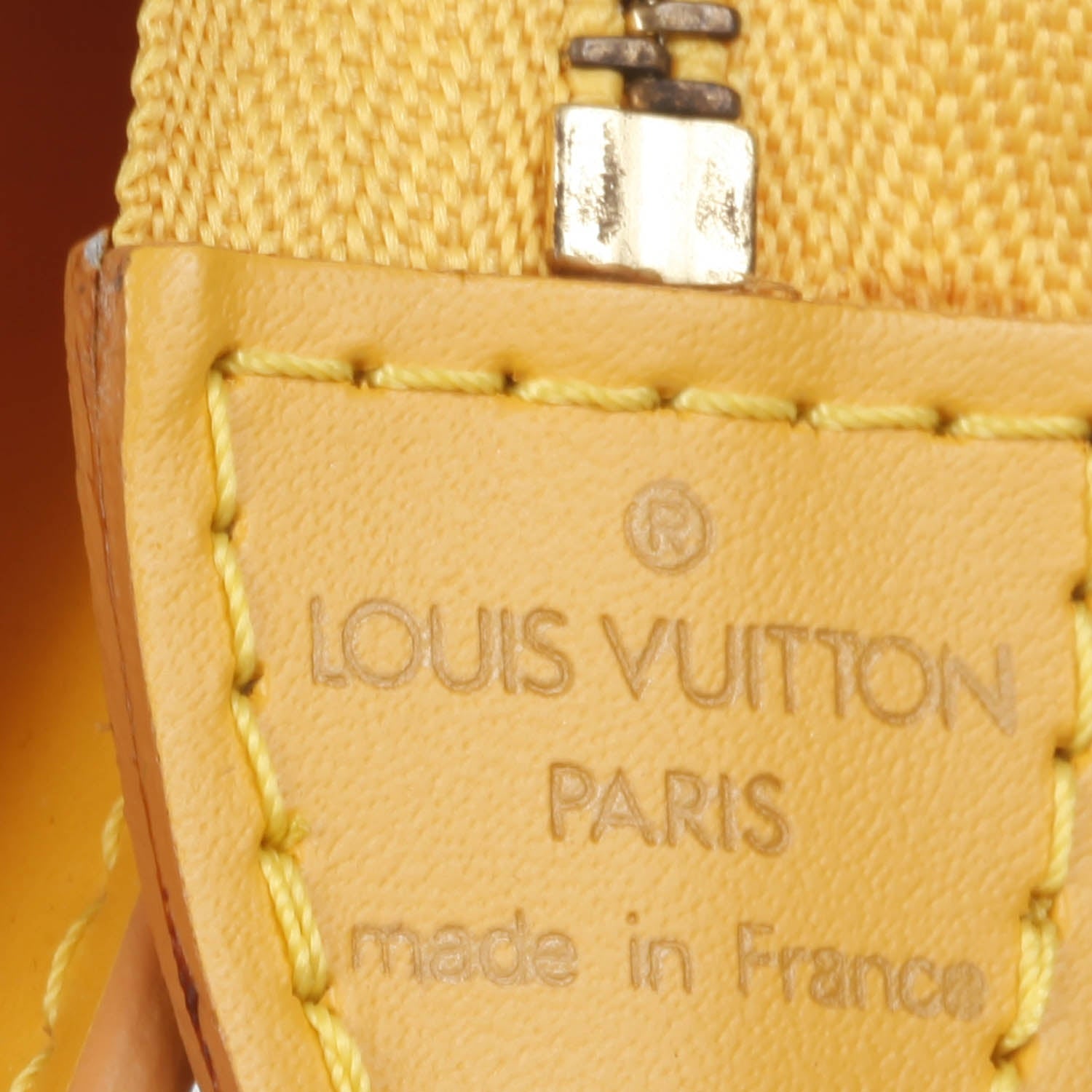 Louis Vuitton Epi Pochette Accessories 21 Yellow 6 of 10