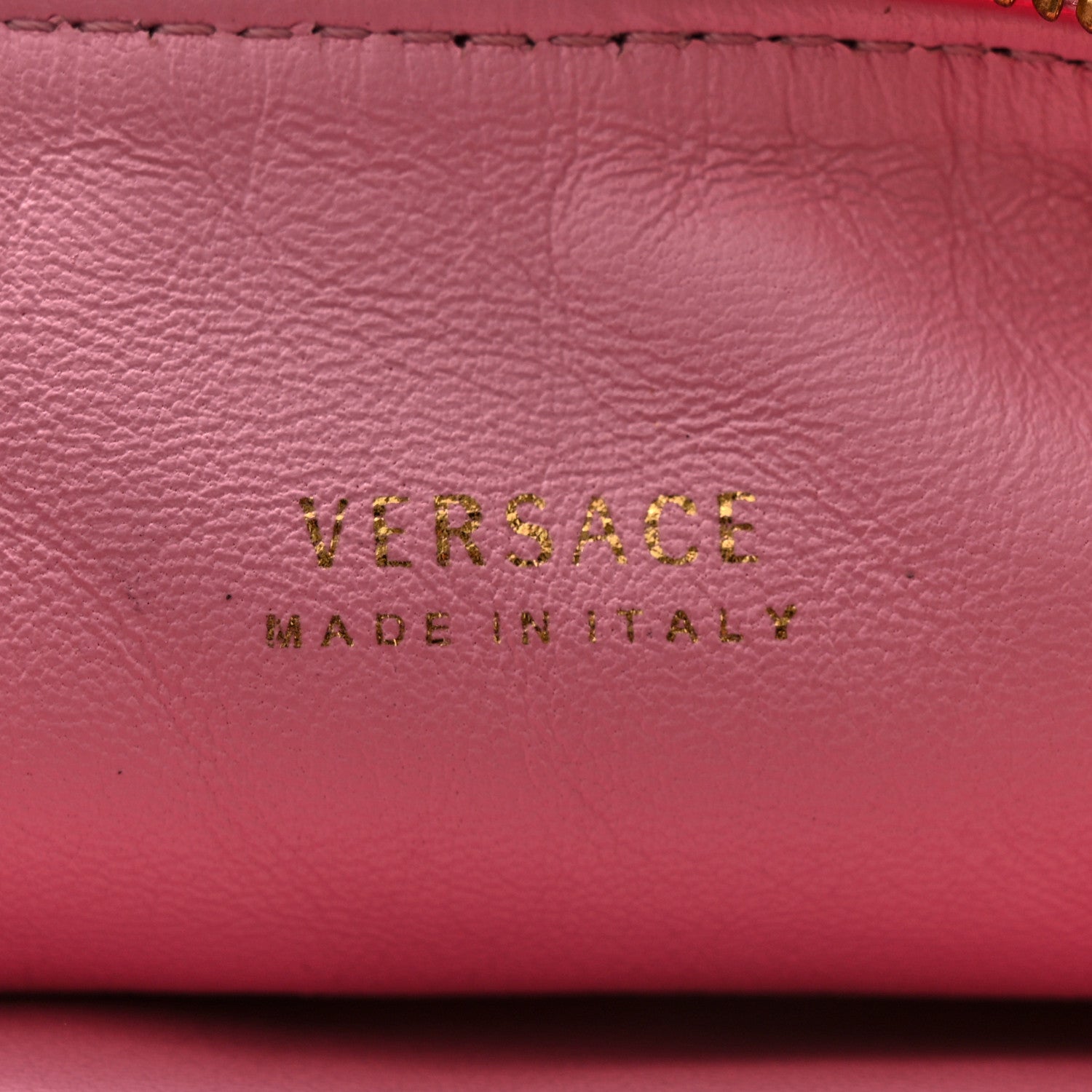 Versace Calfskin La Medusa Chain Hobo Pink 6 of 10