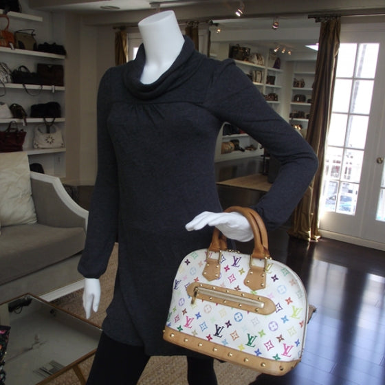 Louis Vuitton Monogram Multicolor Alma White 2 of 9