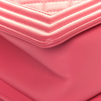 Chanel Calfskin Quilted Medium Boy Flap Pink 11 of 15