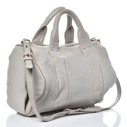 Alexander Wang Pebbled Lambskin Rocco Lilac Rose Gold Hardware 4 of 16