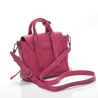3.1 Phillip Lim Textured Calfskin Mini Pashli Satchel Bright Fuchsia 2 of 12