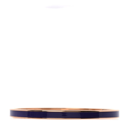 Hermes Enamel Uni Bangle 65 Pourpre 3 of 6