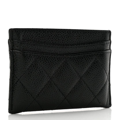 Chanel Caviar Quilted Card Holder Black 3 of 8