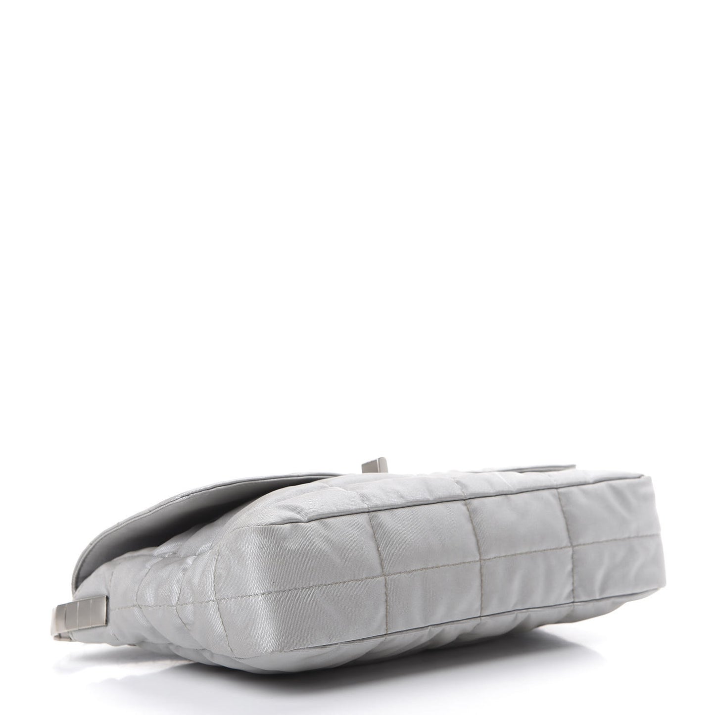 Canvas Chocolate Bar Mademoiselle Flap Grey