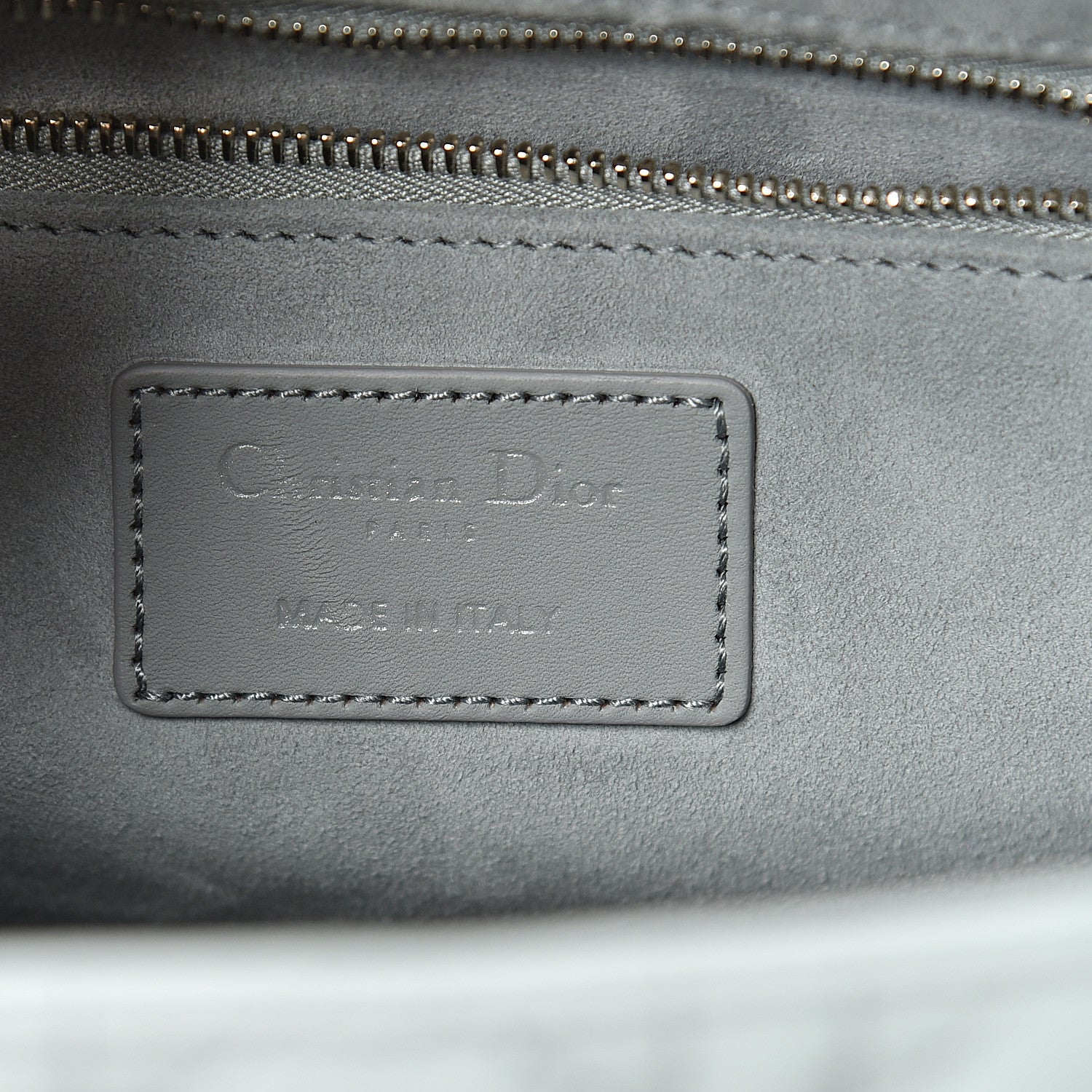 Christian Dior Ultra Matte Calfskin Cannage Medium Lady Dior Grey Stone 5 of 10