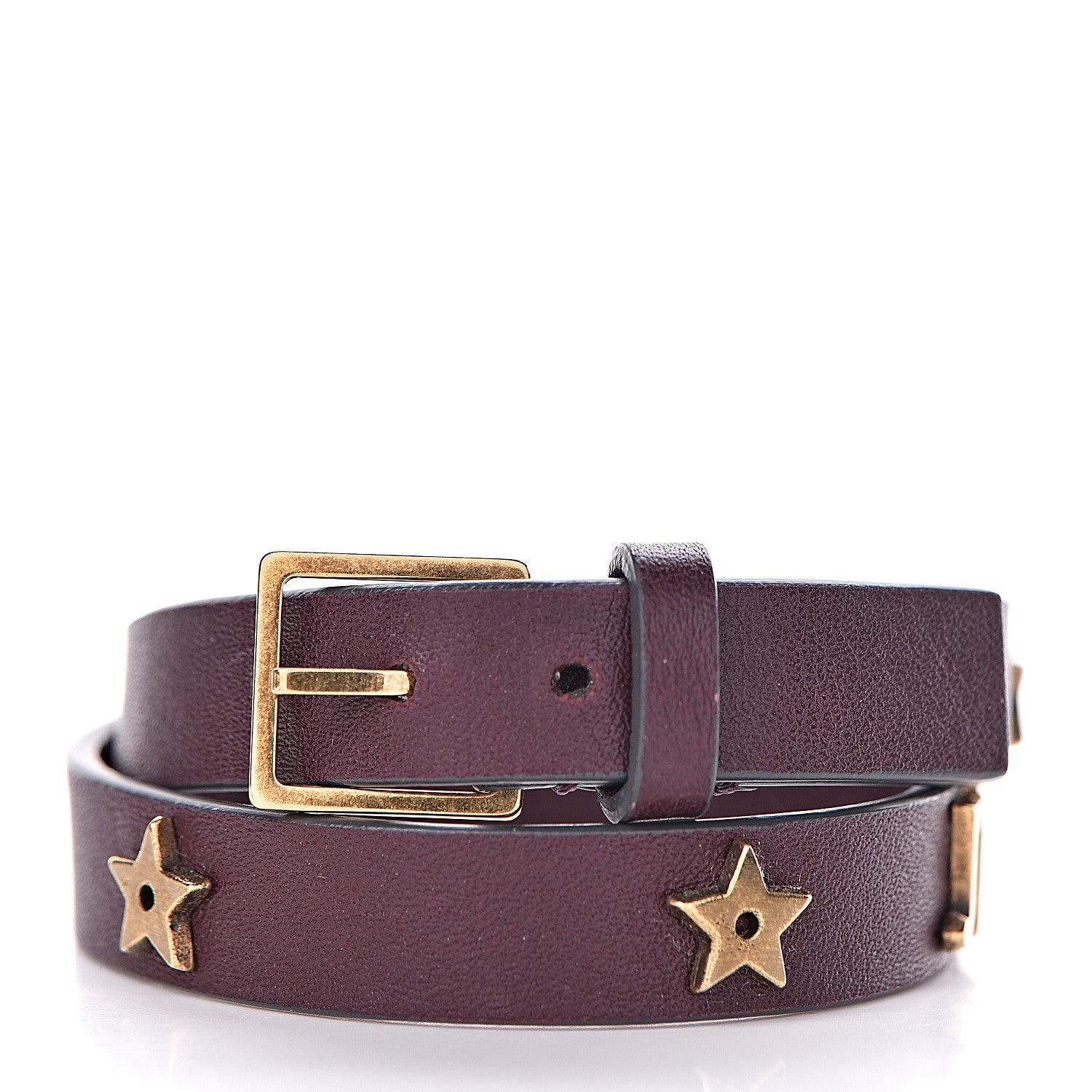 Christian Dior Calfskin Star J'Adior Double Bracelet Wine 3 of 5