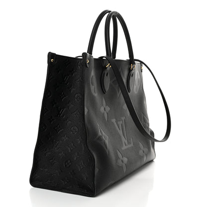 Louis Vuitton Empreinte Monogram Giant Onthego GM Black 3 of 11