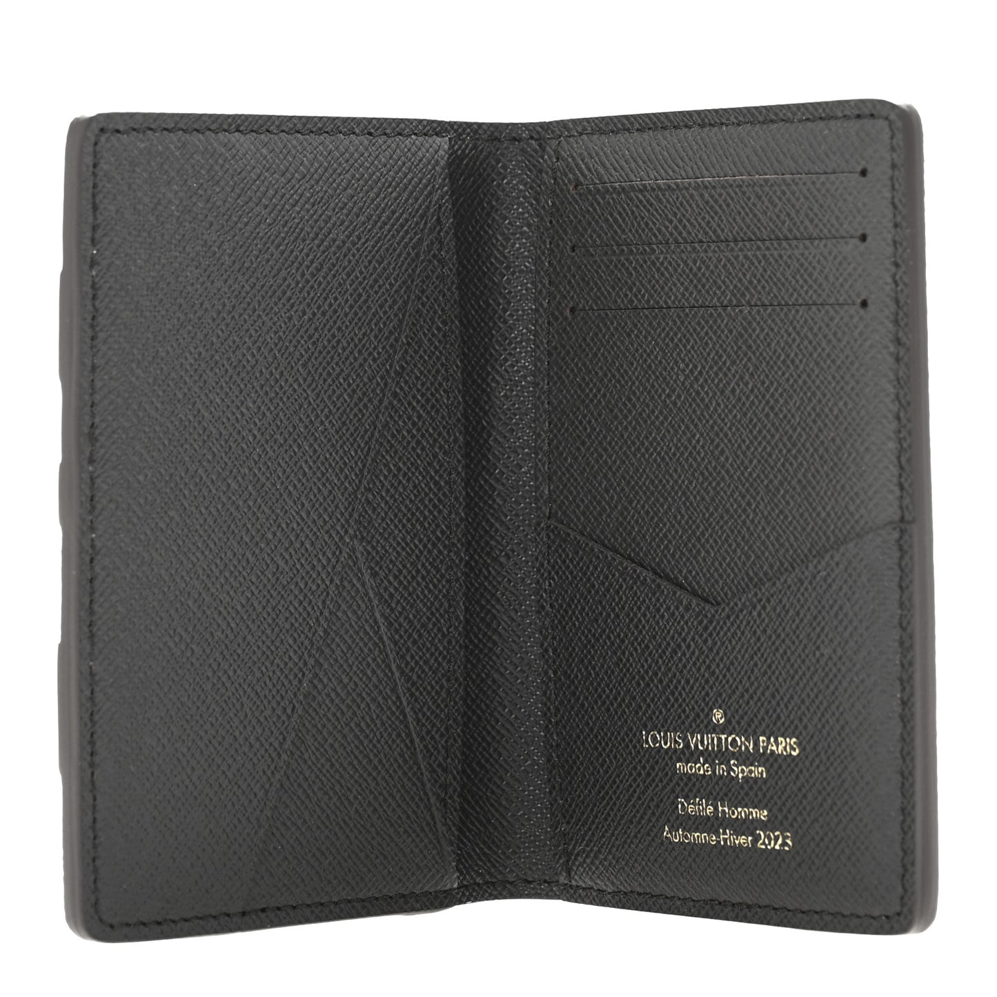 Monogram Portrait Pocket Organizer Brown