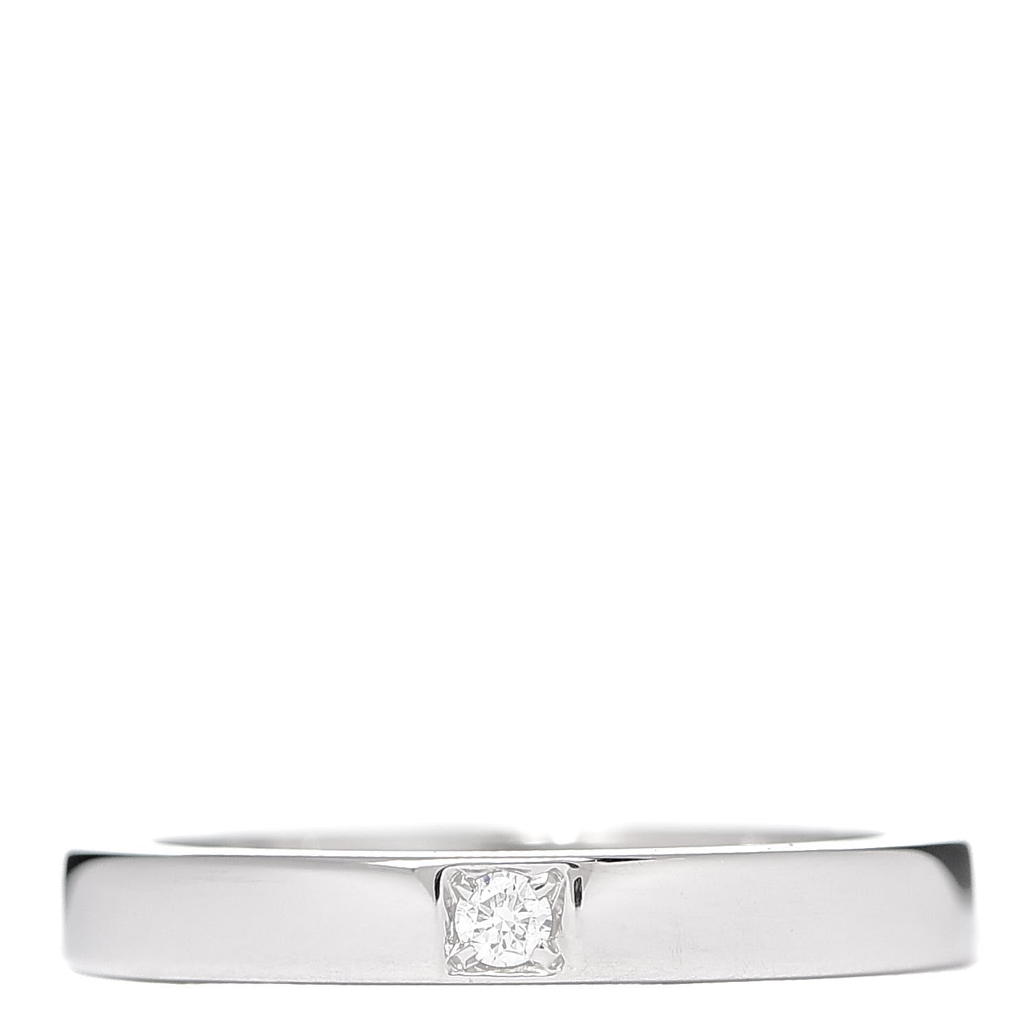 Bulgari Platinum Diamond MarryMe Wedding Band Ring 51 5.75 1 of 6