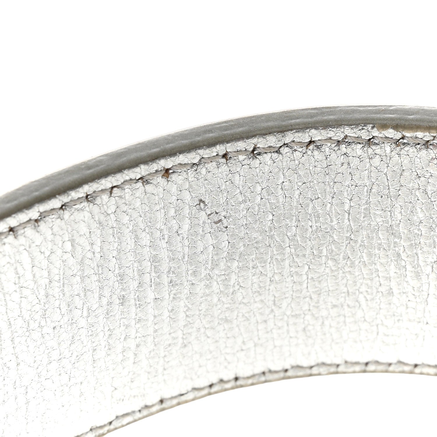 Christian Dior Metallic Grained Calfskin Cannage Small Lucky Badges My Lady Dior Silver 12 of 15