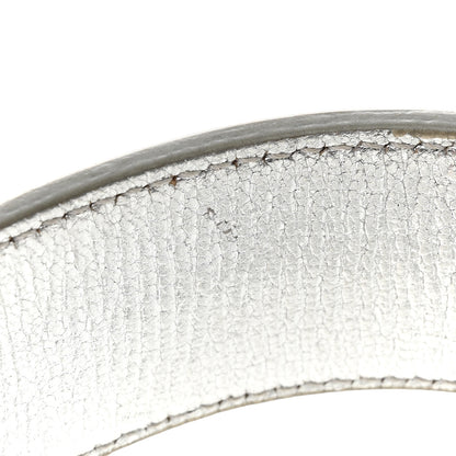 Christian Dior Metallic Grained Calfskin Cannage Small Lucky Badges My Lady Dior Silver 12 of 15