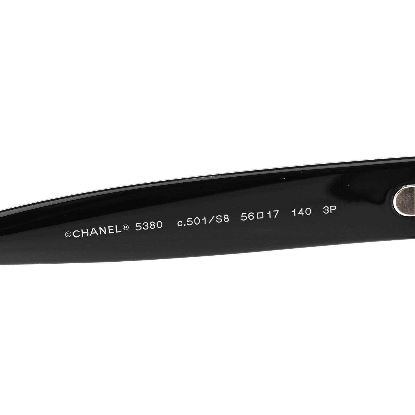 Acetate Polarized Square CC Sunglasses 5380 Black