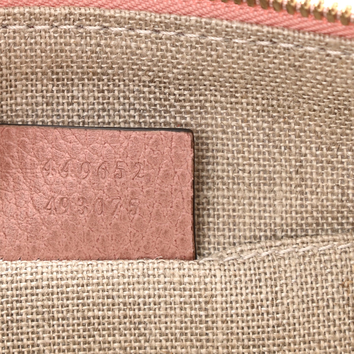 Calfskin Bamboo Clutch Pink