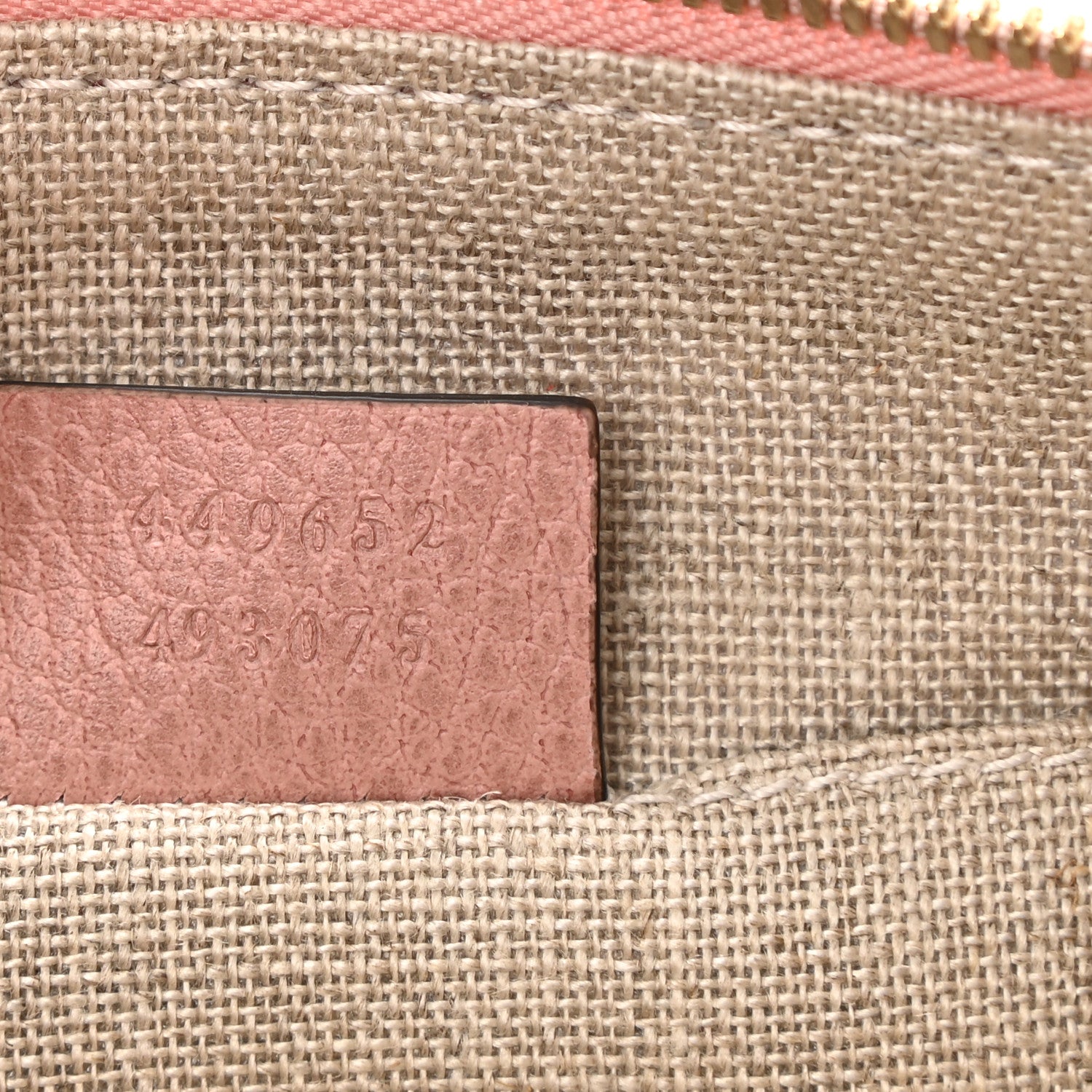 Gucci Calfskin Bamboo Clutch Pink 7 of 7